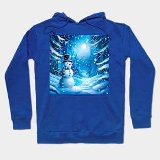 New Year's Snowman: Journey to a Magic Winter Fairy Tale Hoodie